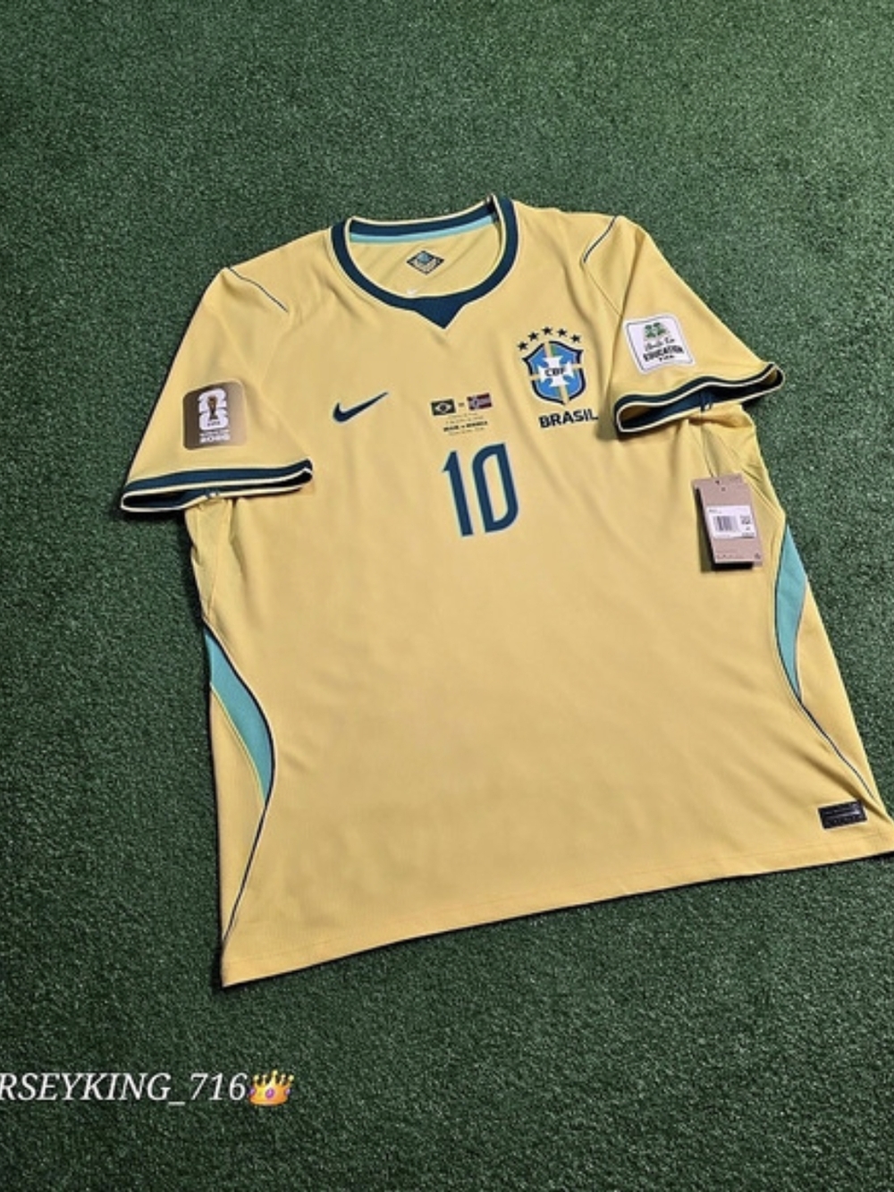 Nike Brazil 2026 Home Stadium Jersey Neymar Jr XXL